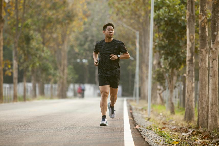 Man jogging