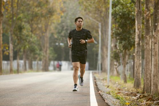 Man jogging